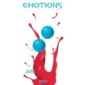 Голубые вагинальные шарики без сцепки Emotions Lexy Small
