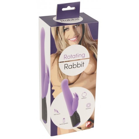 Сиреневый ротатор-кролик Rotating Rabbit - 26,2 см.